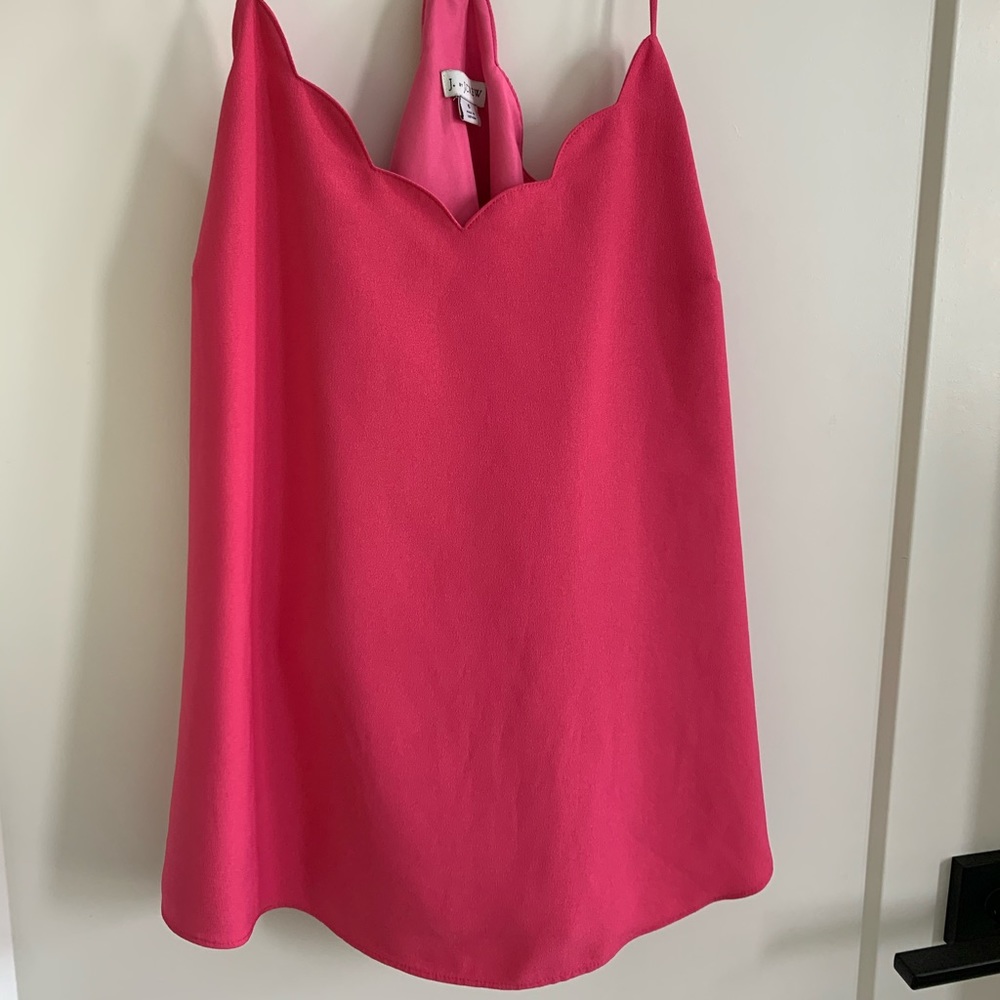 Pink Scalloped Cami